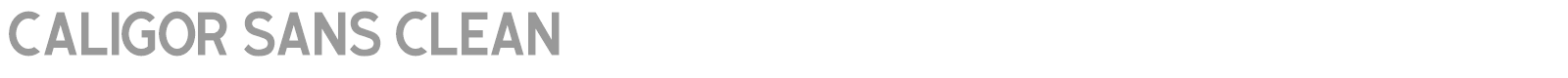 Caligor Sans font preview